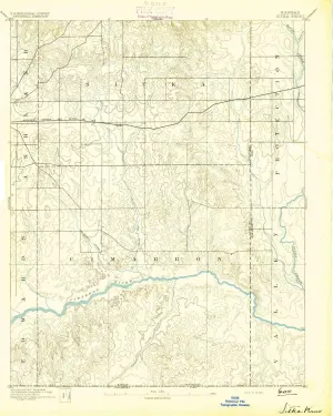Sitka KS topo map, 1:62500 Scale, 15 X 15 Minute, Historical, 1894, 19.86 x 15.86 in