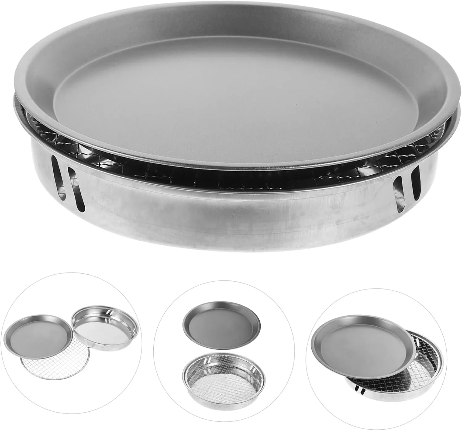 Small Portable Barbecue Grill Outdoor Stainless Steel Disposable Bbq Stove Compact Camping Bbq Tool for Random