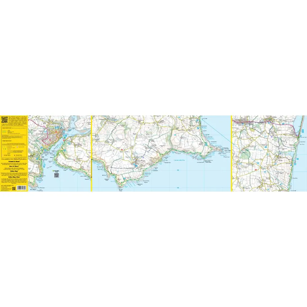 South West Coast Path Zigzag map - 15 - Bigbury-on-Sea to Torcross