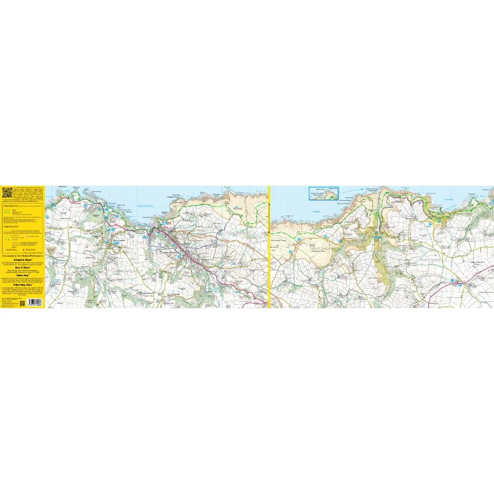 South West Coast Path Zigzag map - 2 - Woody Bay to Saunton