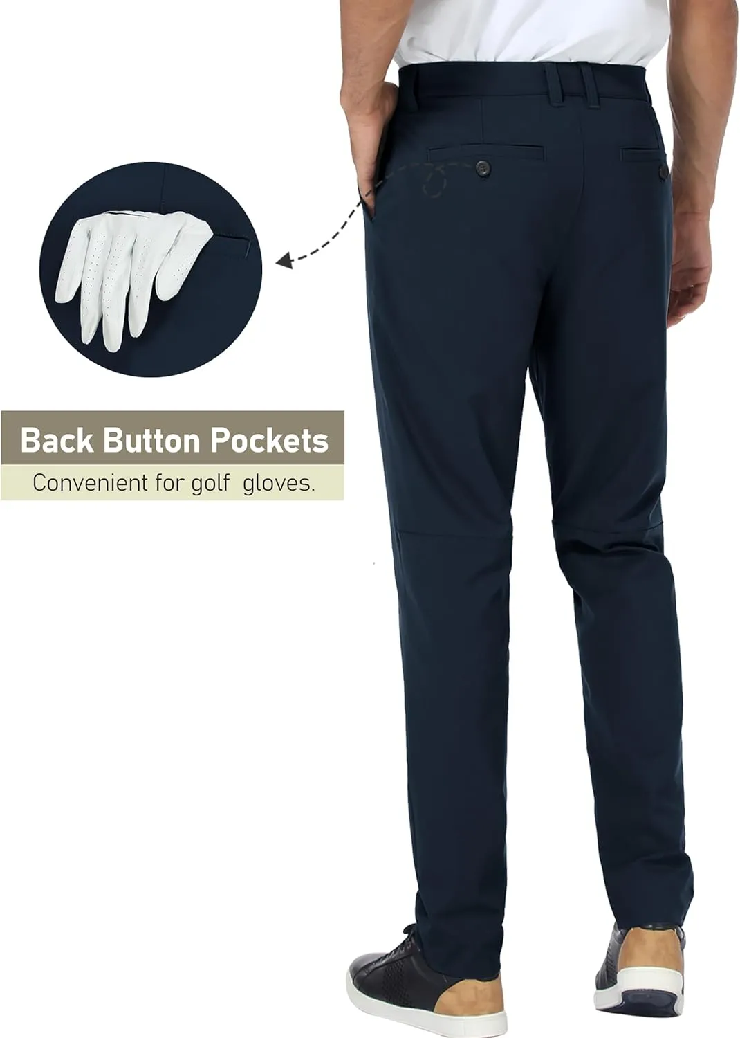 SPECIALMAGIC Golf Pants Men Stretch Dress Lightweight Business Casual Waterproof Hiking Quick Drying Work Pants