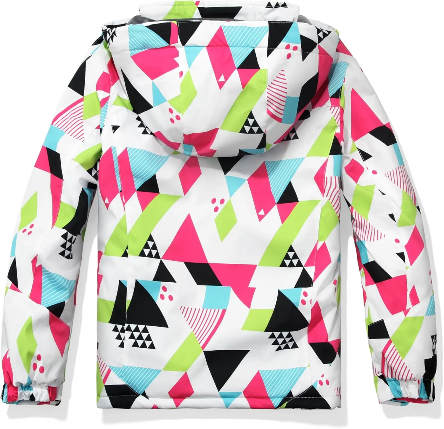 Spmor Girls' Waterproof Ski Jacket Warm Coat Windproof Winter Snowboarding Jacket