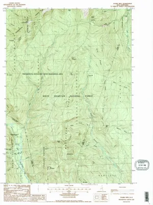 Stairs Mountain NH topo map, 1:24000 Scale, 7.5 X 7.5 Minute, Historical, 1987, Updated 1987, 26.8 x 21.6 in