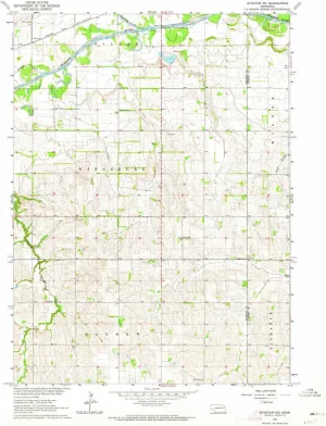 Stanton NE NE topo map, 1:24000 Scale, 7.5 X 7.5 Minute, Historical, 1963, Updated 1964, 26.8 x 22 in