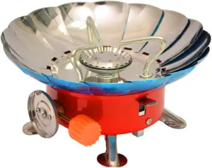 Stove Burner for Camping Gas Portable Outdoor Stove Windproof Design Cooker