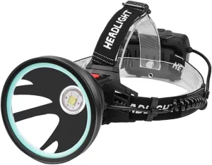 Strong USB Headlamp with Motion Sensing Portable LED Light for Outdoor Camping Fishing Hiking Beam Distance Durable and Rechargeable for Night Activities