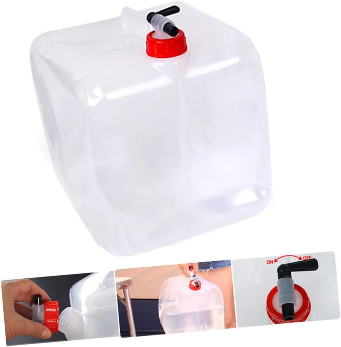 SUPVOX Foldable Water Storage Container Collapsible Water Jug Large Capacity Bucket