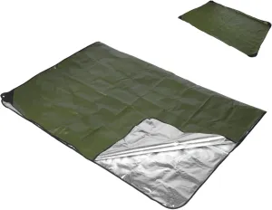 SUPVOX Survival Blanket Emergency Outdoor Windproof Lightweight Compact First Aid Camping Mat