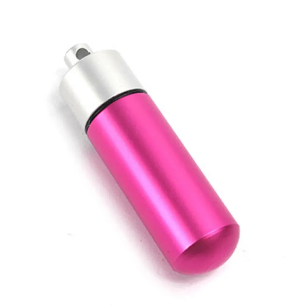 Survival Capsule EDC Keychain Pill Box - Waterproof Portable Medication Container