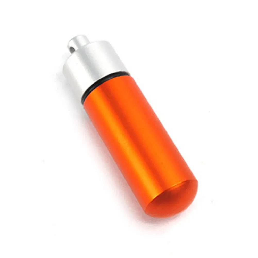 Survival Capsule EDC Keychain Pill Box - Waterproof Portable Medication Container