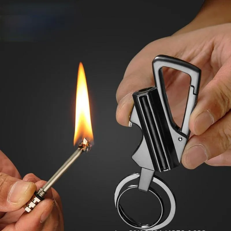 TACTEC Fire Torch Camping Lighter Flint Match