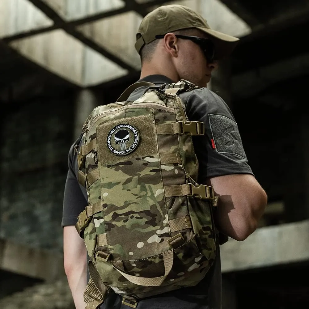 Tactical Backpack Men Military Assault Pack Outdoor 20L Molle Bag Hiking Rucksack