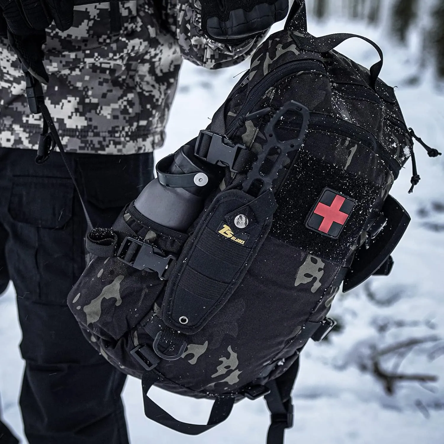 Tactical Backpack Men Military Assault Pack Outdoor 20L Molle Bag Hiking Rucksack
