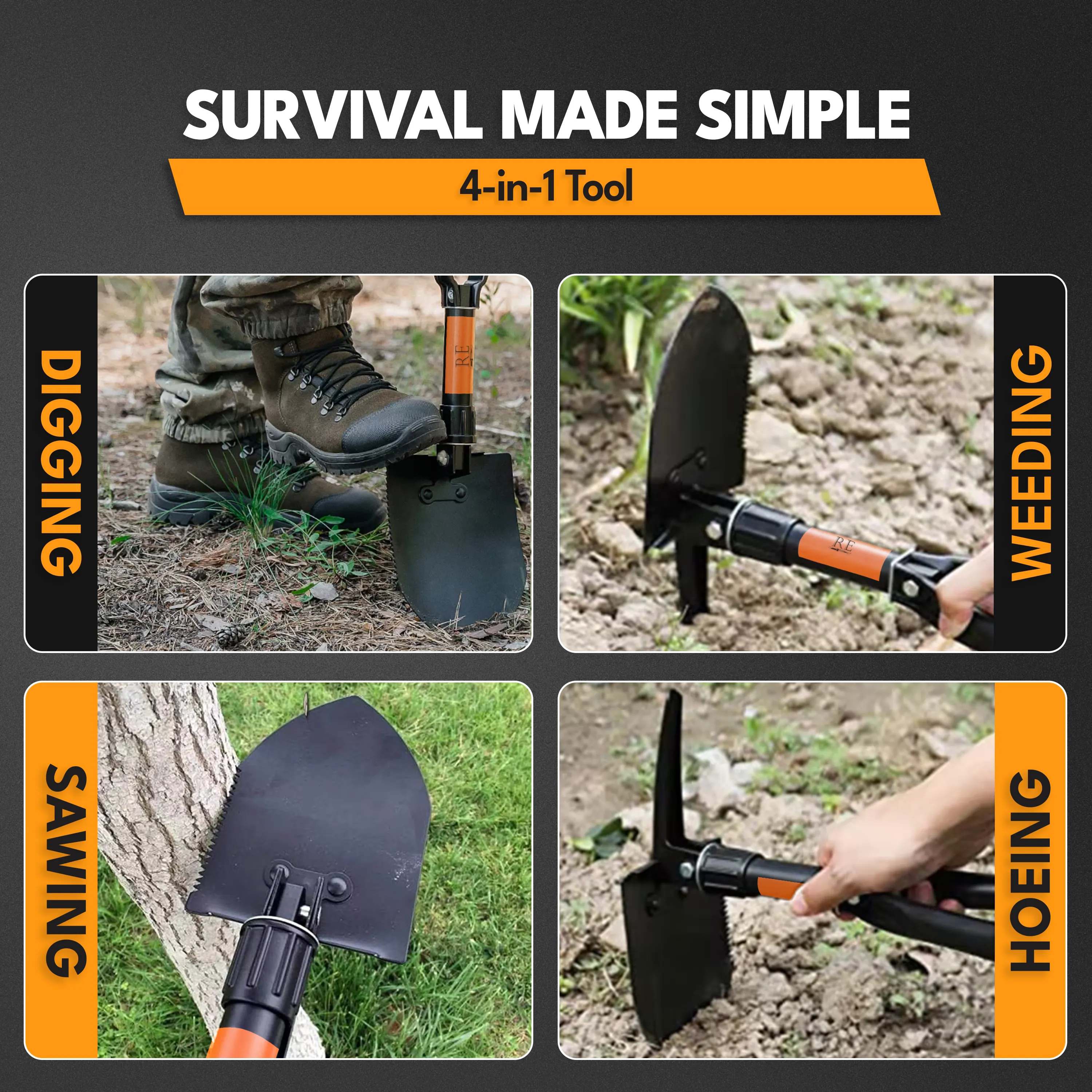 Tactical Folding Shovel