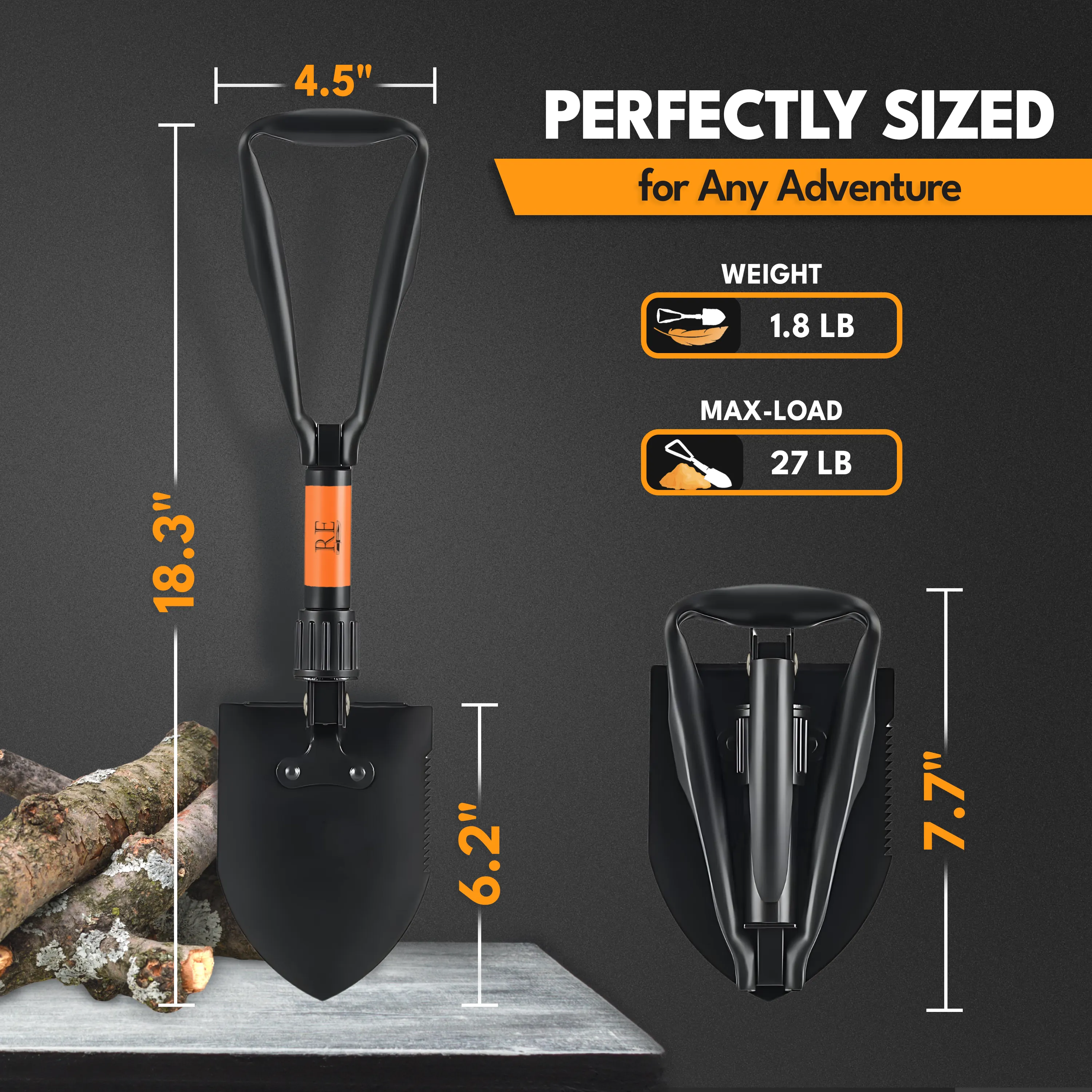 Tactical Folding Shovel