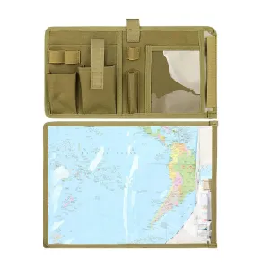 Tactical Map Case Waterproof EDC Utility Tool Storage Bag for Hiking, Hunting, and Camping