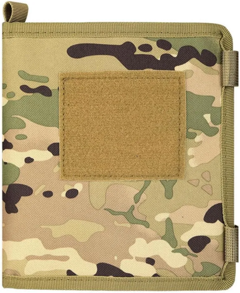 Tactical Map Storage Bag Foldable Sundries Pouch Utility Tool Pocket Hook Loop Outdoor Hiking Camping Accessories