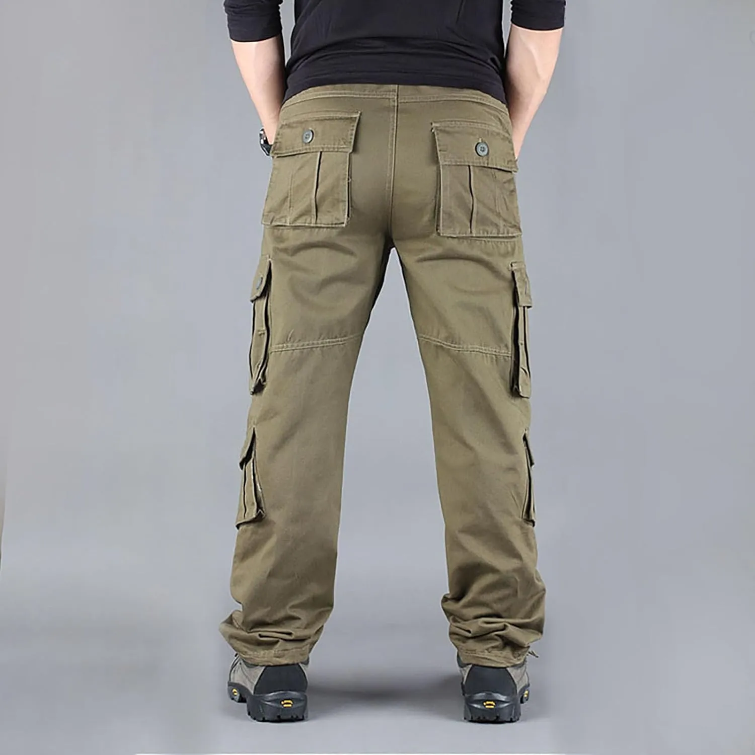Tactical Pants for Men Stretch Ripstop Waterproof Utility Cargo Hiking Pants Lightweight Work Pant Fishing with Pockets