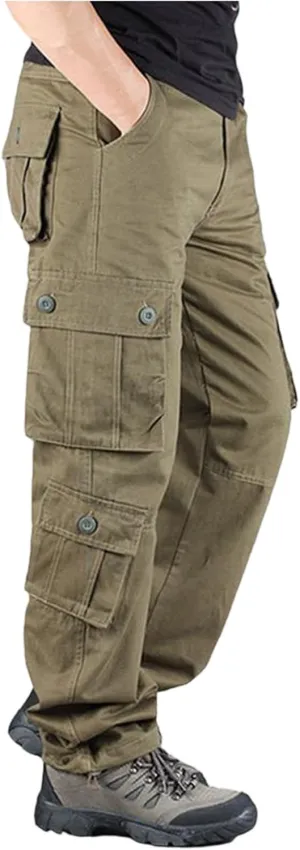 Tactical Pants for Men Stretch Ripstop Waterproof Utility Cargo Hiking Pants Lightweight Work Pant Fishing with Pockets