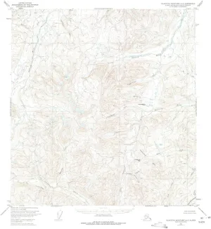 Talkeetna Mountains A 2 AK topo map, 1:63360 Scale, 15 X 15 Minute, Historical, 1951, Updated 1975, 20.8 x 19.1 in