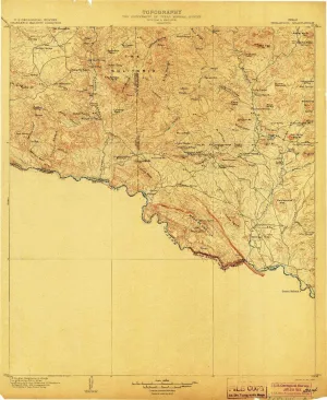 Terlingua TX topo map, 1:125000 Scale, 30 X 30 Minute, Historical, 1904, 20 x 16.4 in