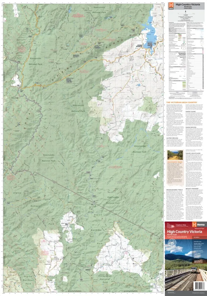 The Victorian High Country - North Eastern Map