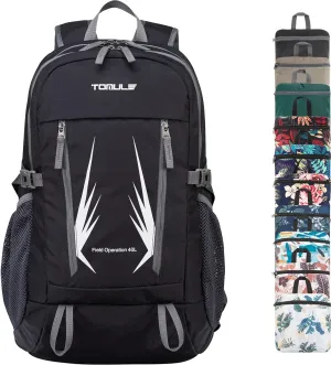 TOMULE Day Hiking Backpack - Small Waterproof Travel Backpack for Women, 40L