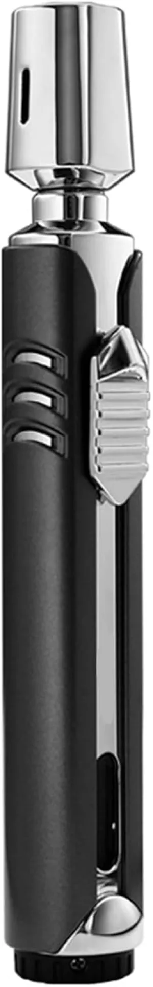 Torch Lighter, Refillable Butane Torch Lighters Adjustable Jet Flame Windproof Lighter for Grill Pocket BBQ Camping (Gas Not Included)