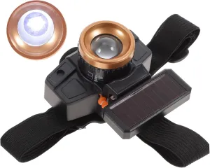 Totority Lar Motion Headlamp Waterproof Outdoor Led Light USB Rechargeable for Fishing Running Camping Emergency Random