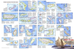 Tourist Islands of the West Indies - Published 1981 by National Geographic