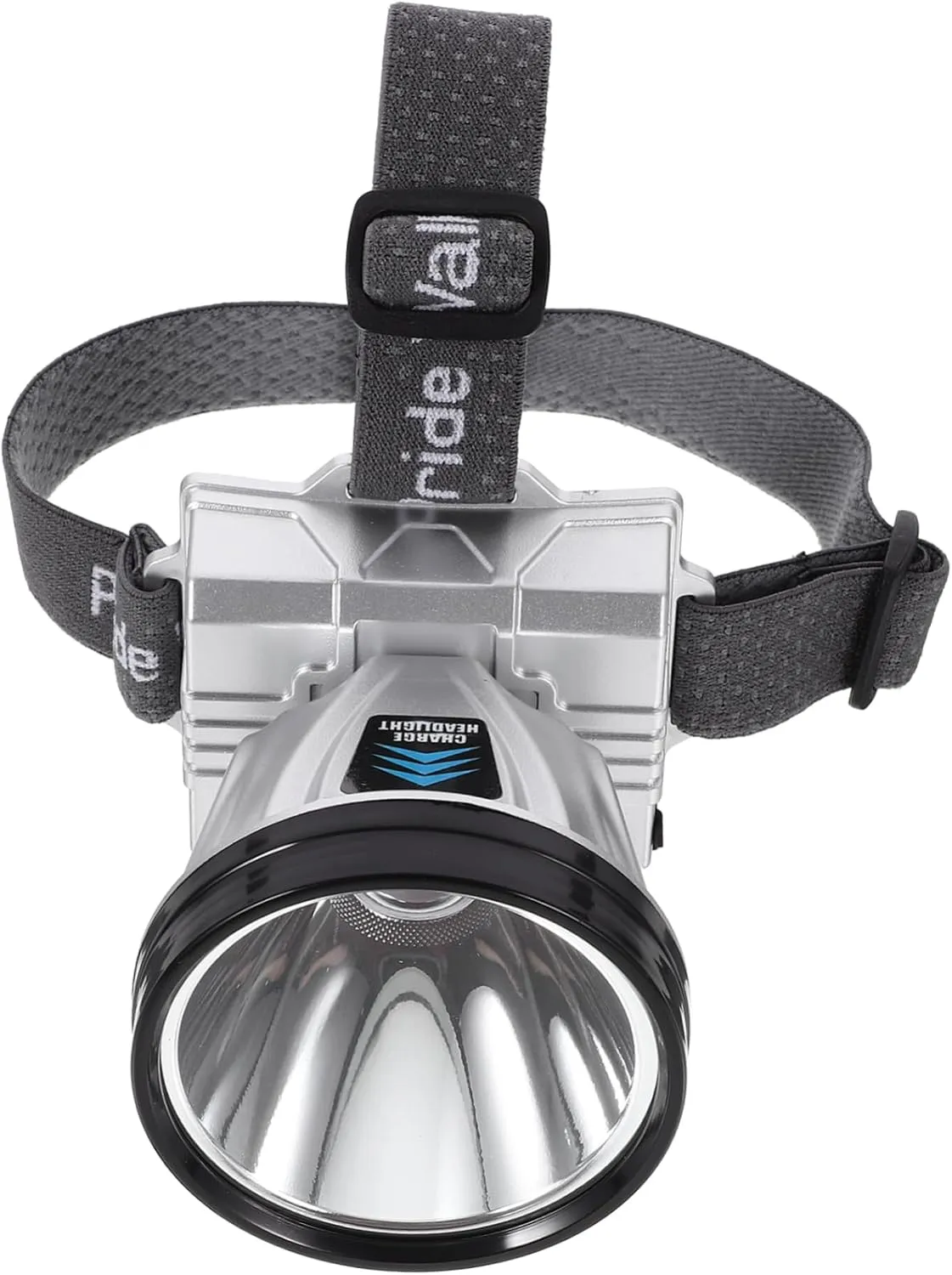 TOYANDONA Rechargeable Headlamp with Battery LED Spotlight Wide Beam for Outdoor Use Hands Operation for Camping Fishing and Night Activities