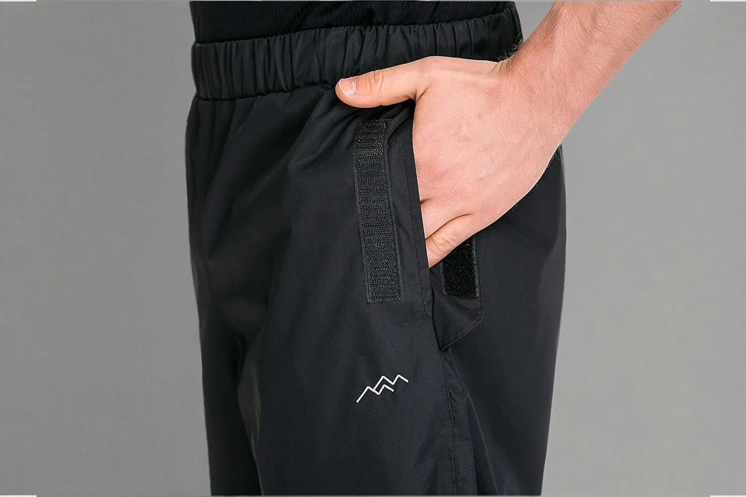 TRAILSIDE SUPPLY CO. Men's Snow Rain Pants Basic Insulated Workout Pants,Waterproof,Windproof