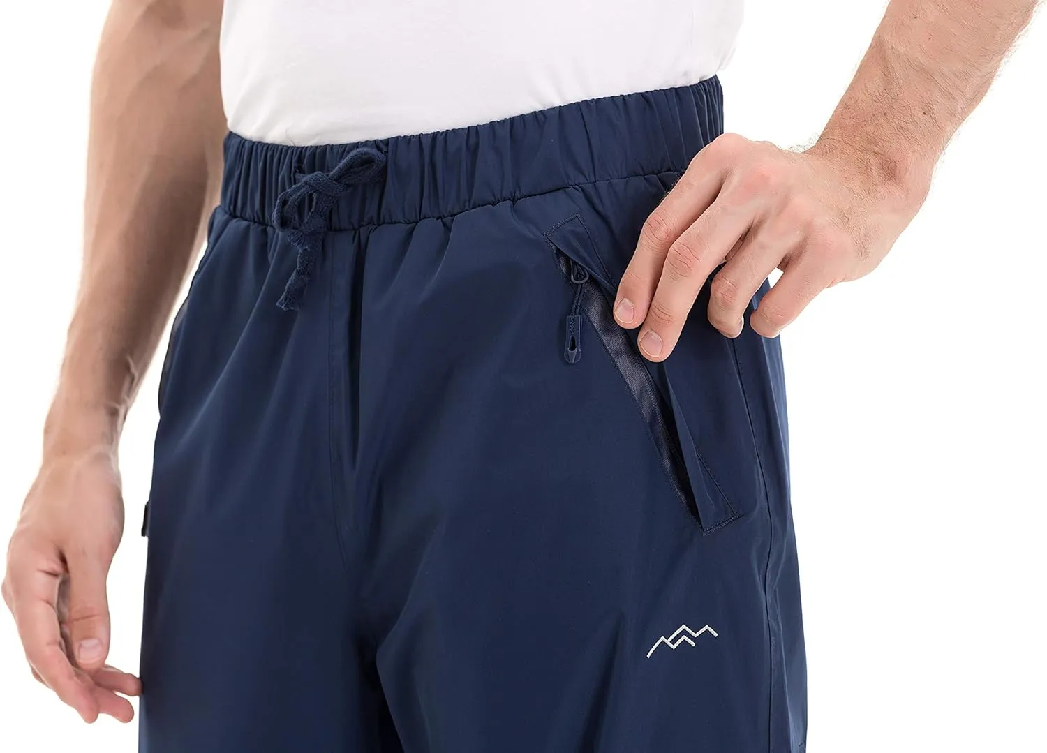 TRAILSIDE SUPPLY CO. Men's Snow Rain Pants Basic Insulated Workout Pants,Waterproof,Windproof