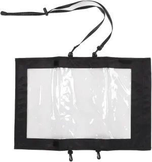 Transparent Hiking Map Pouch, Transparent TPU Map Dry Case Waterproof Map Case Holder Watertight Map Carrier 2 Additional Straps for Outdoors Camping