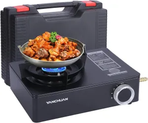 Travel Stove, Outdoor Compact Camping Stove, Small Wild Barbecue Stove, Powerful Adjustable Heat Stove, Portable Camping Cooking Stove, Compact Outdoor Grill Stove, Fishing Trip Cooking Stove
