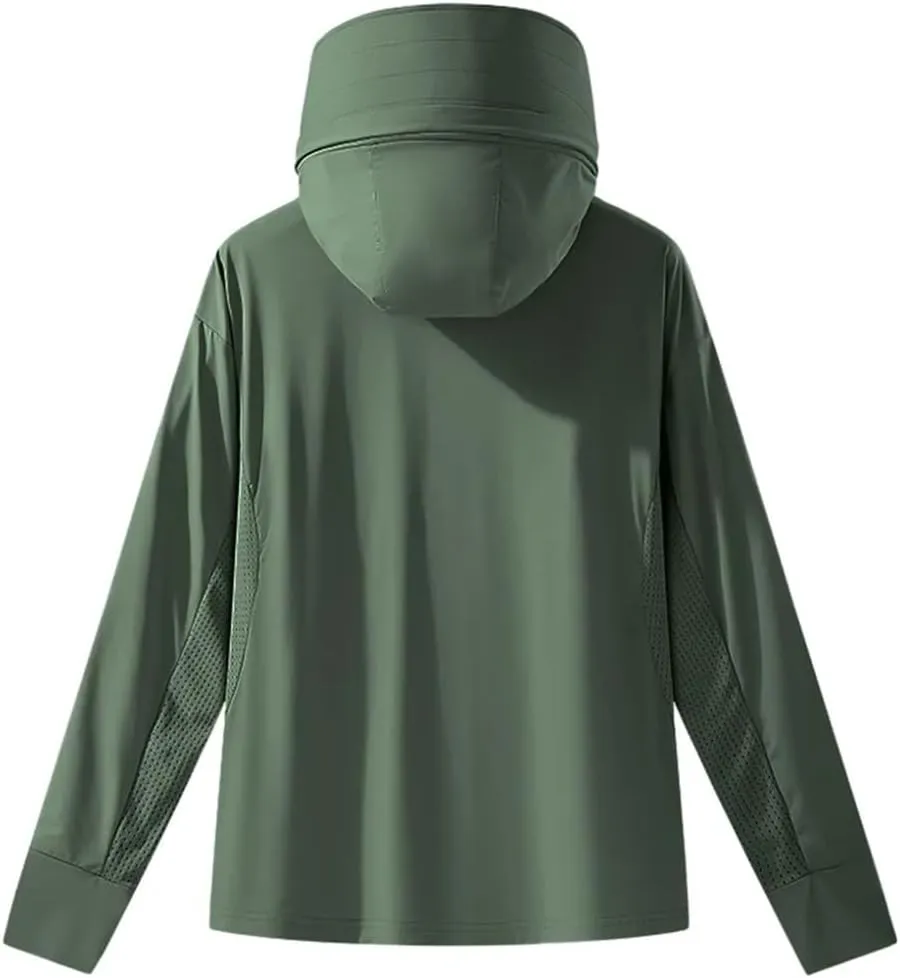 Unisex Summer Anti-UV Jackets Outdoor Protective Windbreaker Hiking Camping Climbing Coat