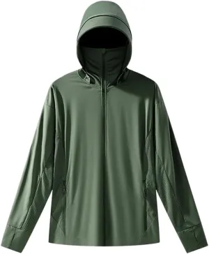 Unisex Summer Sun Protection Stretch Windbreaker Anti-UV Outdoor Coat Hiking Camping Climbing Jacket