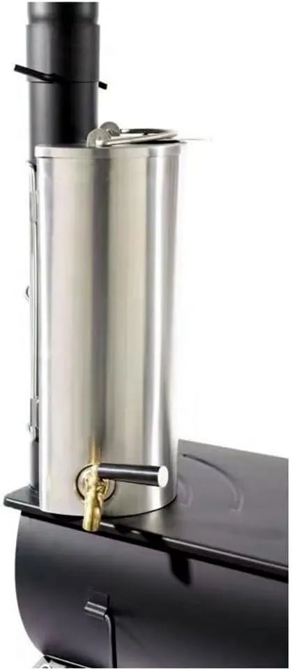 UNISTRENGH Portable Water Tank with Stove Pipe Groove for Tent Camping Wood Burning Stove