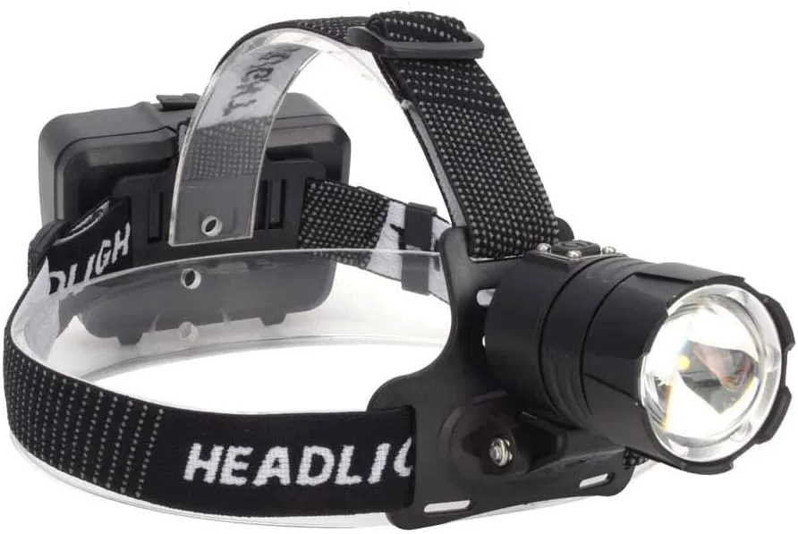 USB Charging P70 4000LM High Brightness Zoomable Strong Light Headlamp for Outdoor Camping and Hiking, Durable Aluminium Alloy