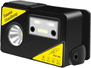 USB Rechargeable Headlamp Led Headlight for Camping Fishing and Jogging Motion Sensor Multi-Function Outdoor Light