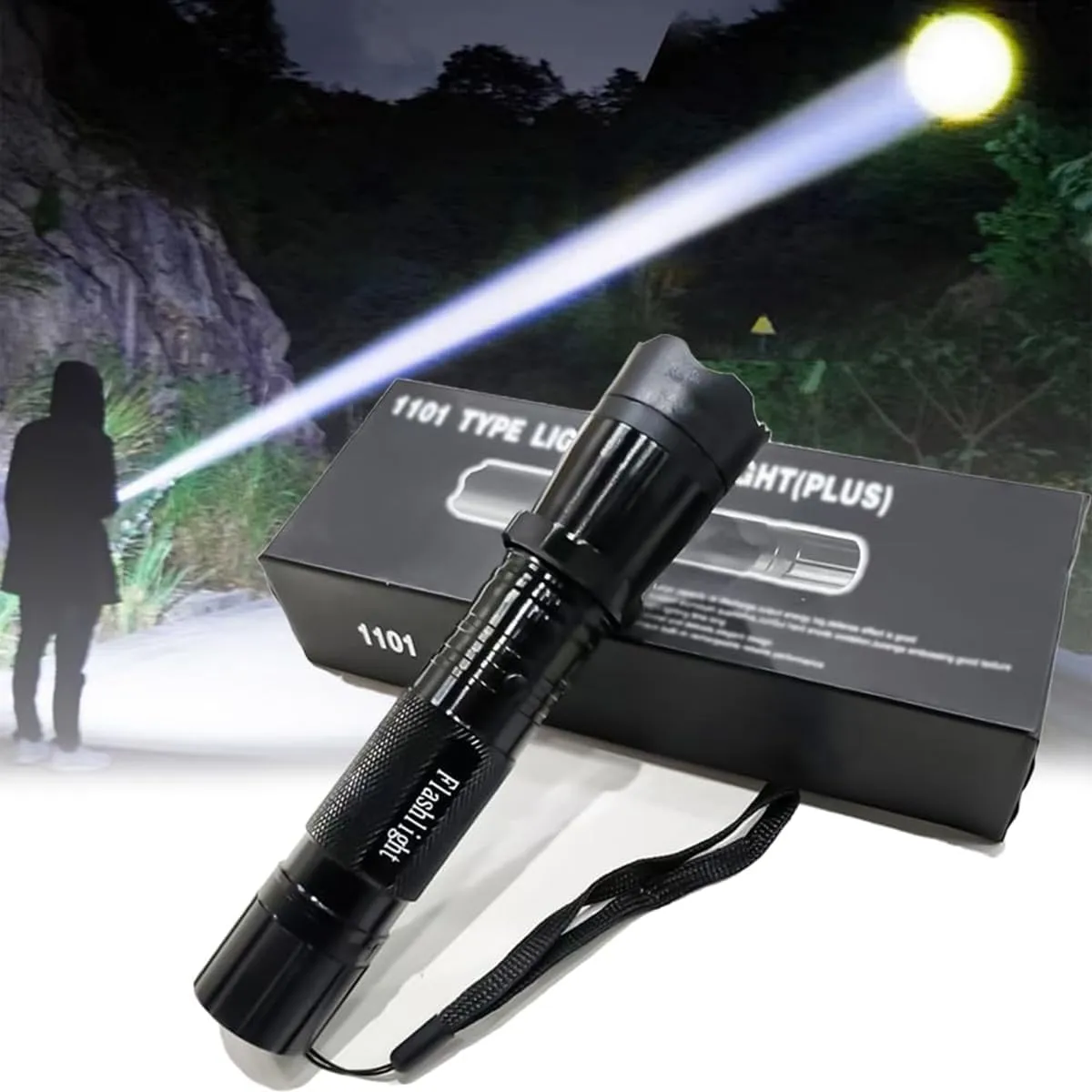 V95 Stun Torch,Stun Flashlight,The Ultimate Survival Flashlight,USB Power in,for Home,Camping,Fishing,Car Essentials and Survival Kits