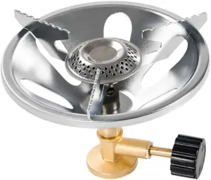 VANZACK Outdoor Camping Portable Gas Stove Burner Head Easy Fold for Storage Stainless Steel Construction