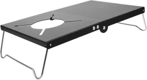 VANZACK Outdoor Grill Table Folding Camp Stove Table Aluminum Camping Cooking Gear Heat Resistant Stand