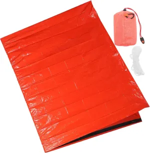 VANZACK Portable Emergency Blanket Multi-use Survival Tent for Outdoor Camping Hiking Emergency Shelter Thermal Insulation
