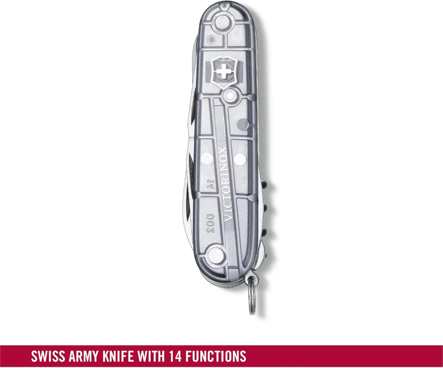 Victorinox Climber Swiss Army Knife, 14 Function Swiss Made Pocket Knife with 2 Blades, Corkscrew and Screwdriver