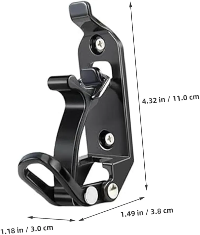 VOSAREA 4pcs Shovel Holder for Truck Roof Rack Mounting Bracket Clamp Kit Wall Mount Shovel Holder and Axe Mount for Overlanding