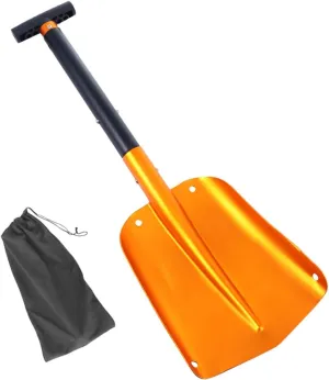 Wakauto Snow Shovel for Emergency Vehicles Camping Shovel Folding Shovel Automatic Snow Shovel Aluminum Shovel Travel Ice Scraper Detachable Aluminum Alloy