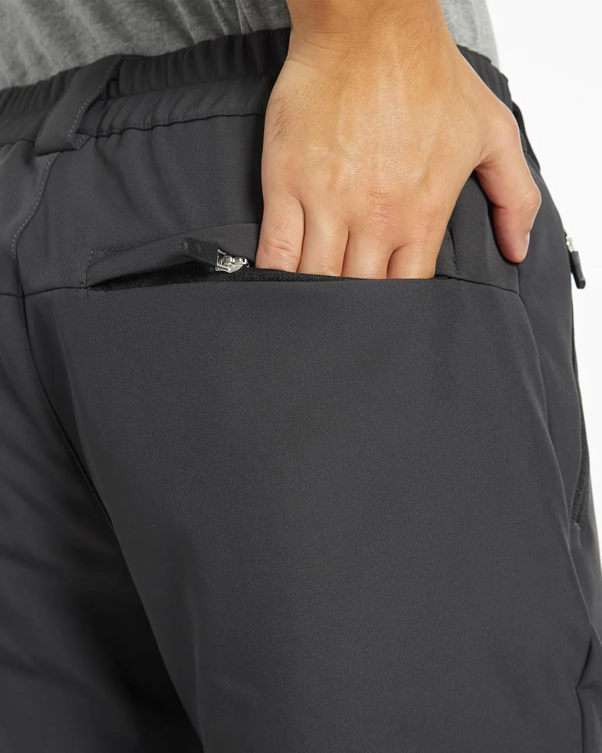 wantdo Men's Fleece Lined Hiking Pants Waterproof Insulated Winter Warm Softshell Ski Snow Outdoor Snowboard Pants