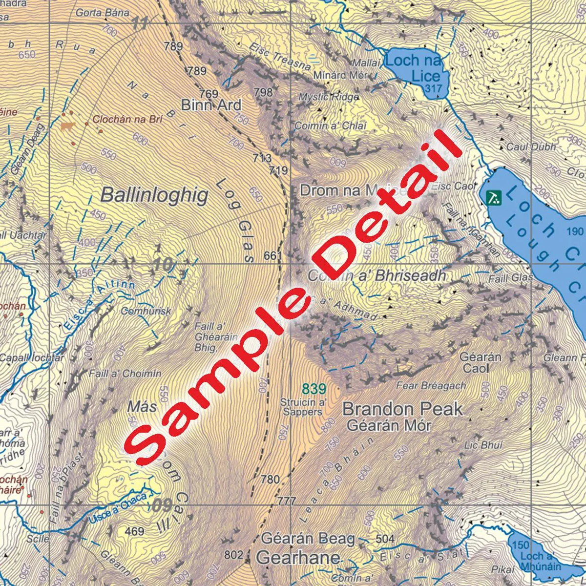 Waterproof Dingle West 1:25k Map