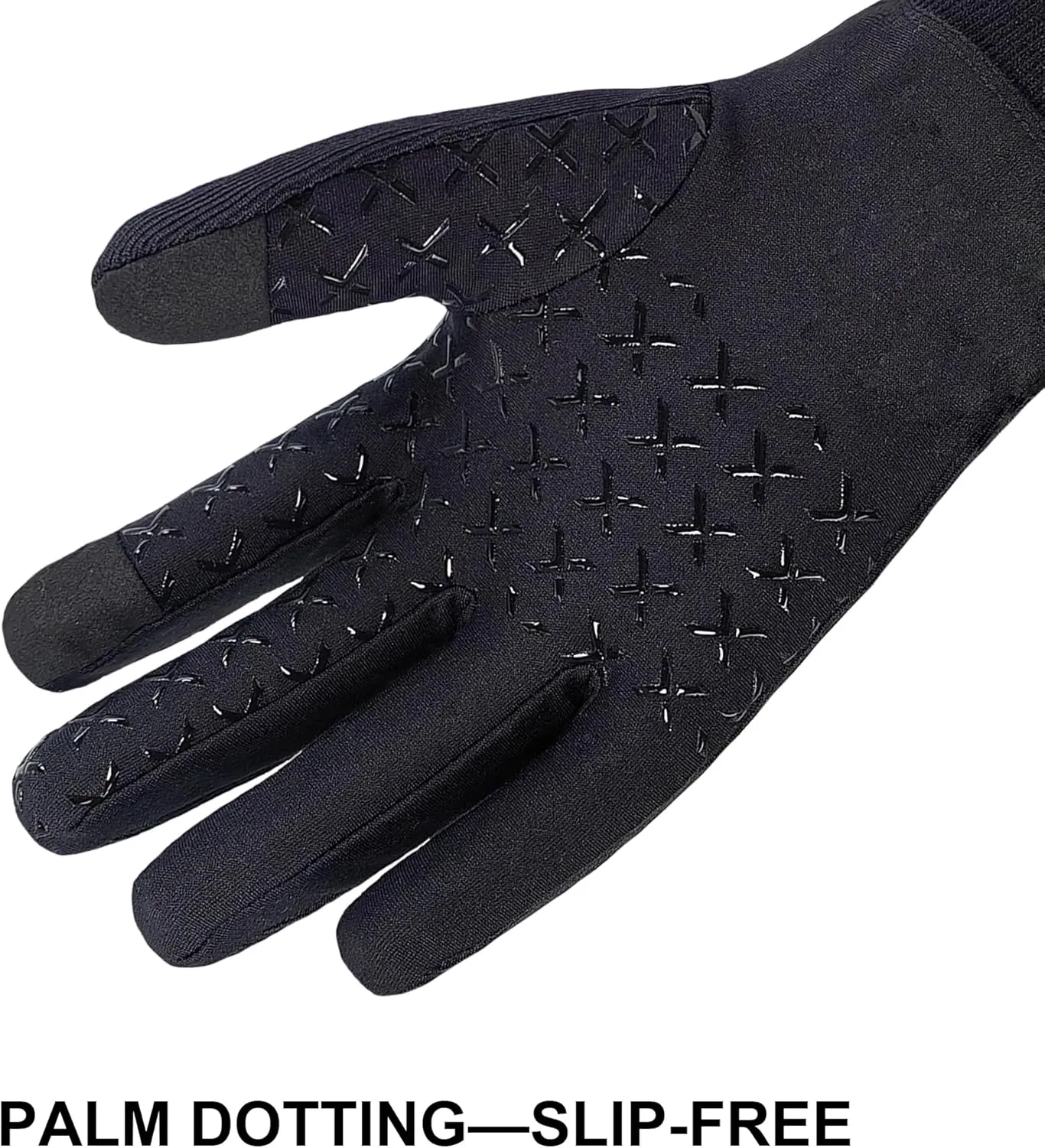 Waterproof Gloves for Men & Women, Cold Weather Running Hiking Cycling, Lightweight Merino Wool Inners